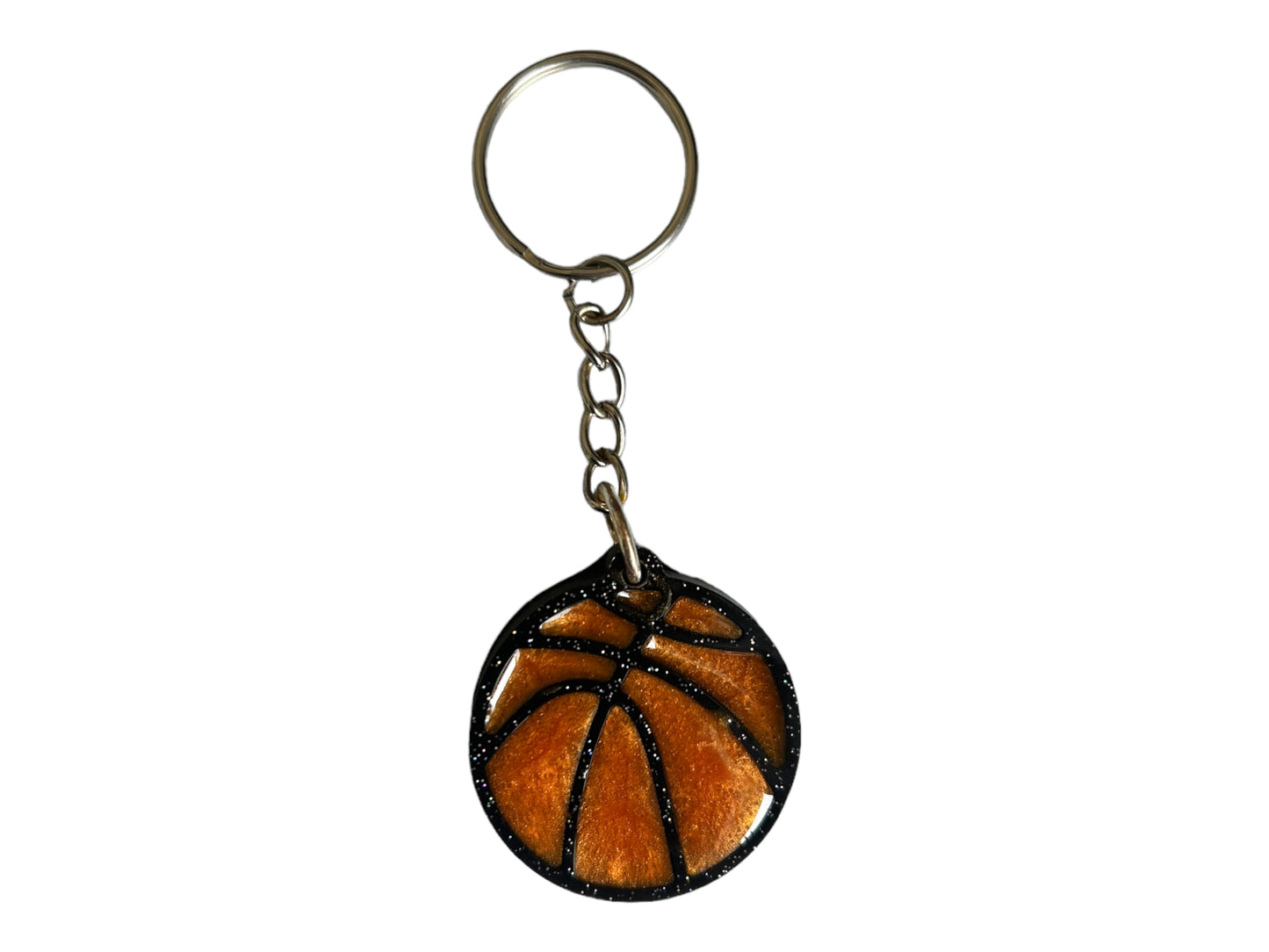 Sports Resin Keychains - Soccer, Volleyball, Basketball, Baseball, Football