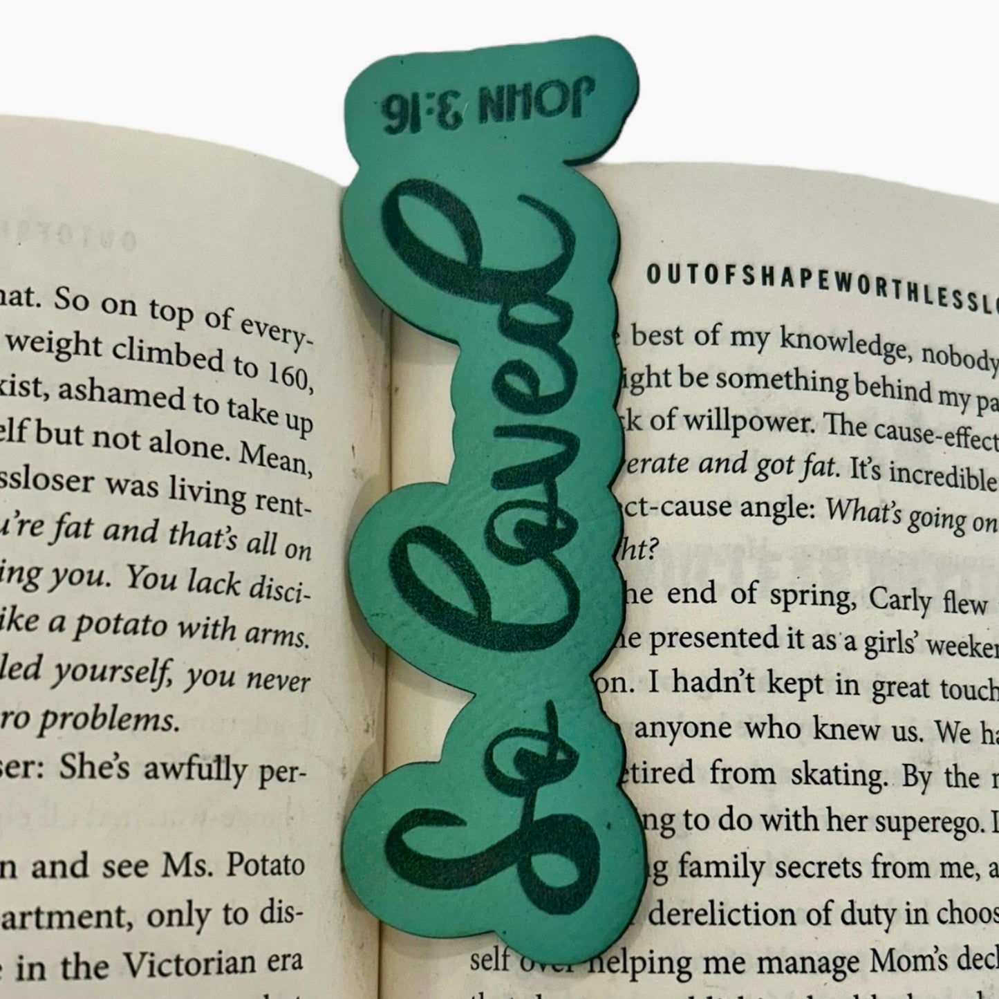 Take me Deeper Christian Bookmark - Leather or Wooden
