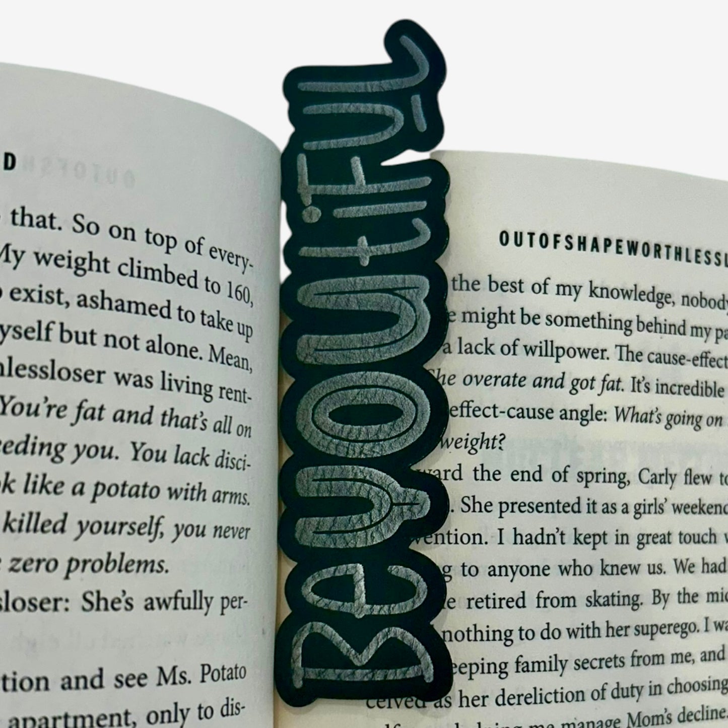 BeYOUtiful Bookmark Leather or Wooden