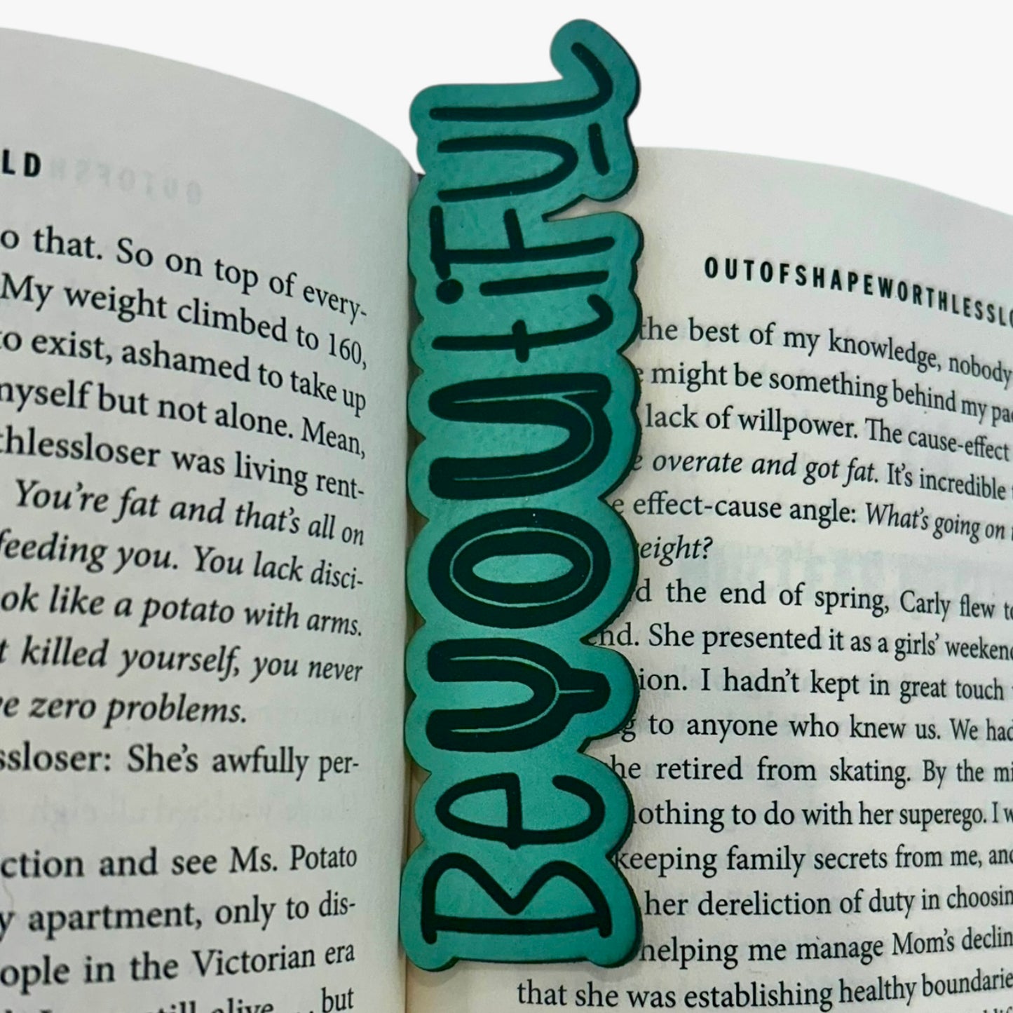 BeYOUtiful Bookmark Leather or Wooden