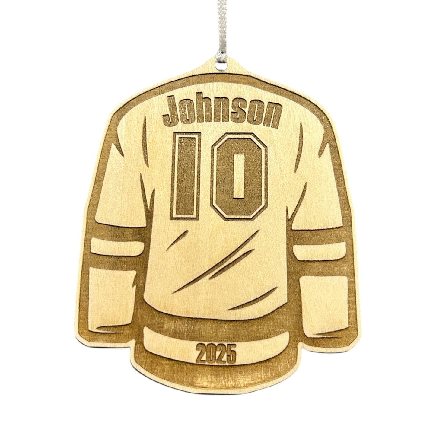Customized Hockey Jersey Ornament - With your name!