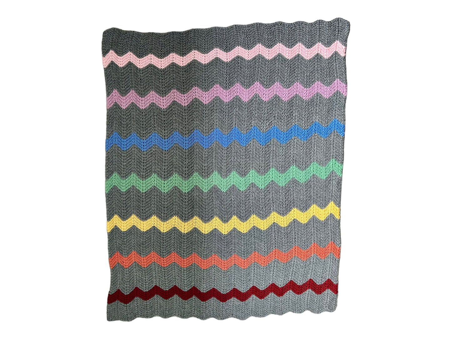 Rainbow Chevron Blanket