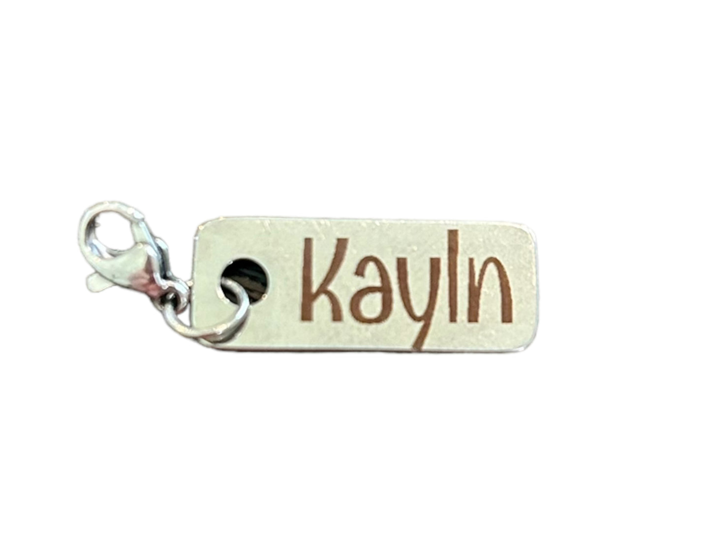 CUSTOMIZED Gym Logo Charm for Gymnastics Keychain