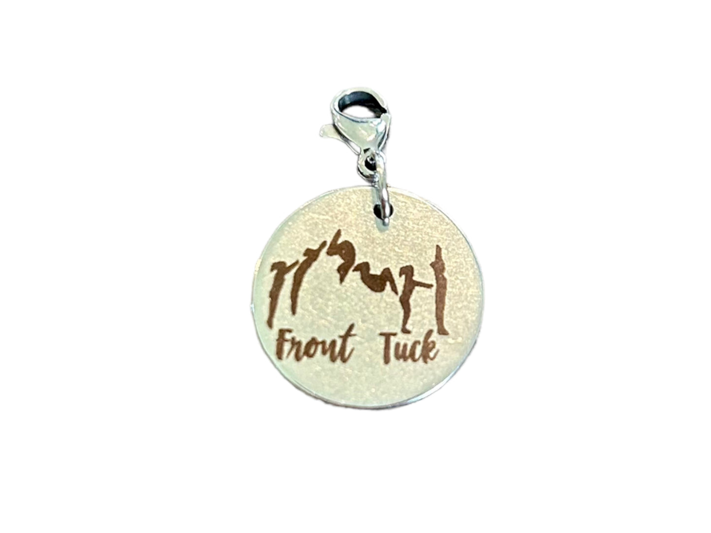 Front Tuck Skill Charm for Gymnastics Keychain