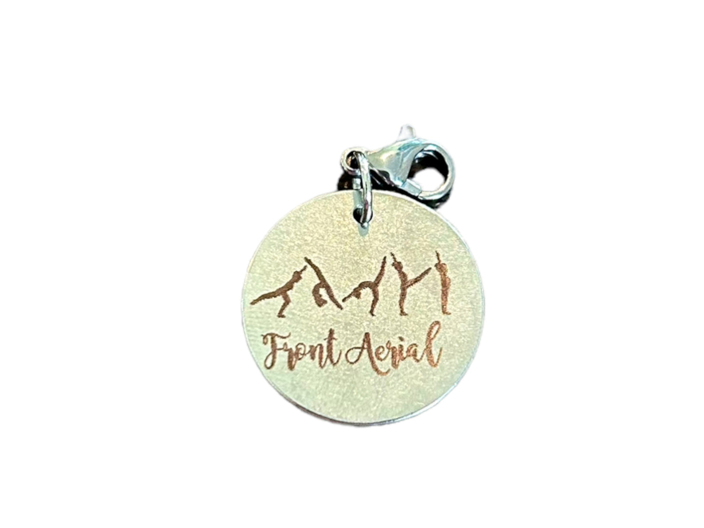 Front Aerial Skill Charm for Gymnastics Keychain