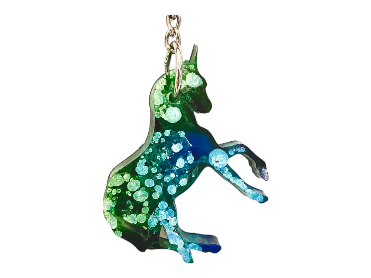 Unicorn Resin Keychain