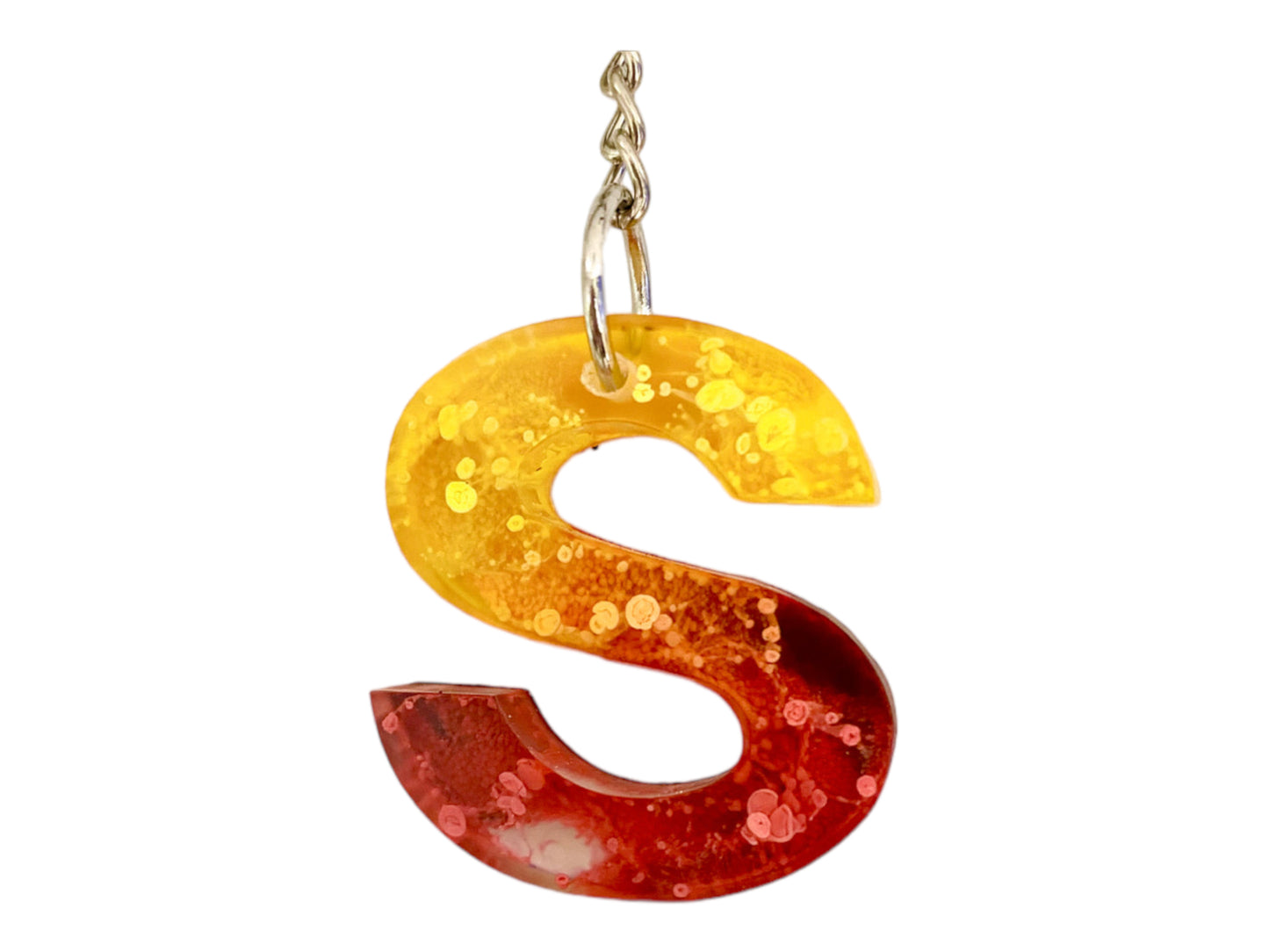 Resin Letter Keychain
