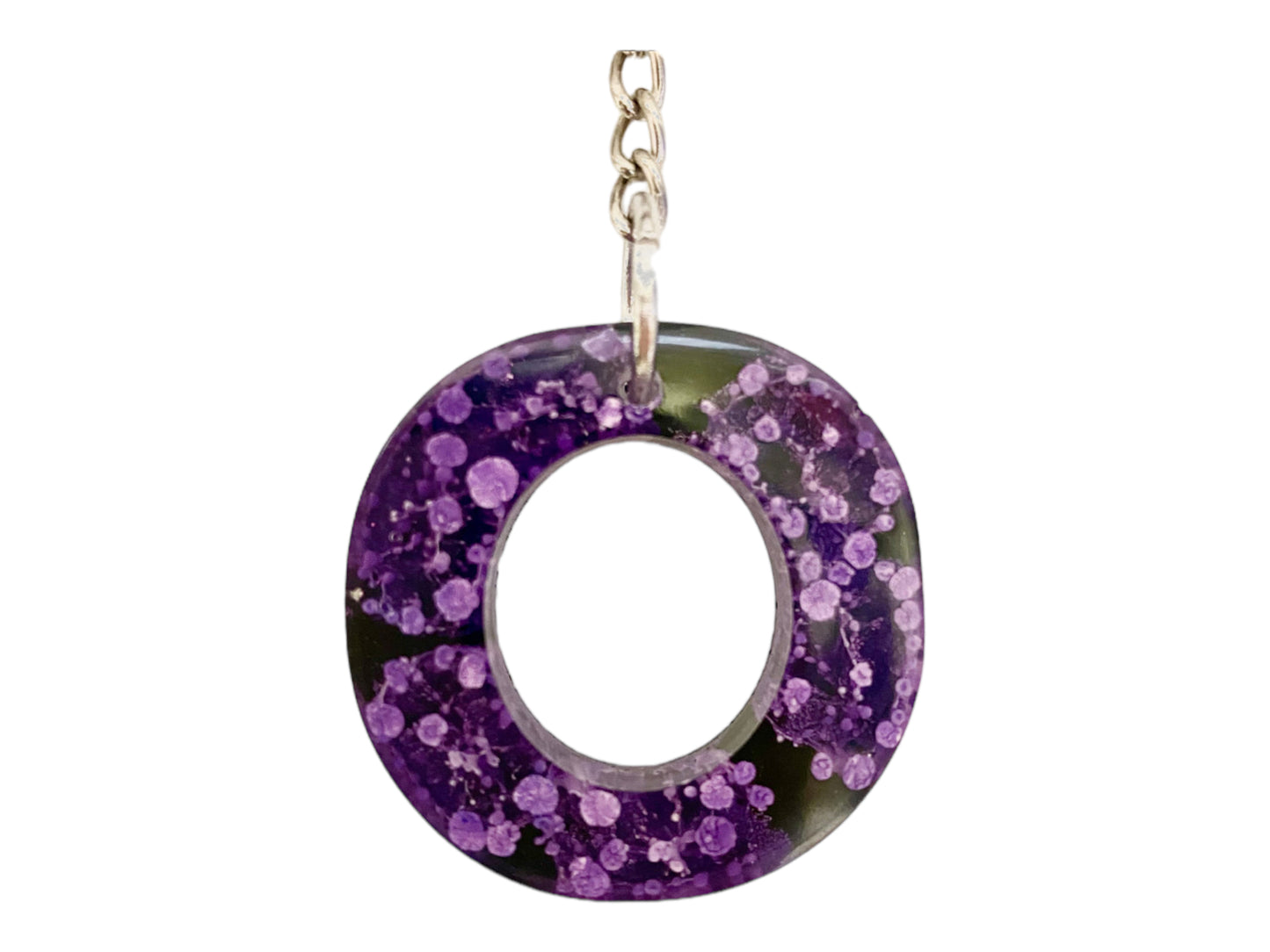 Resin Letter Keychain