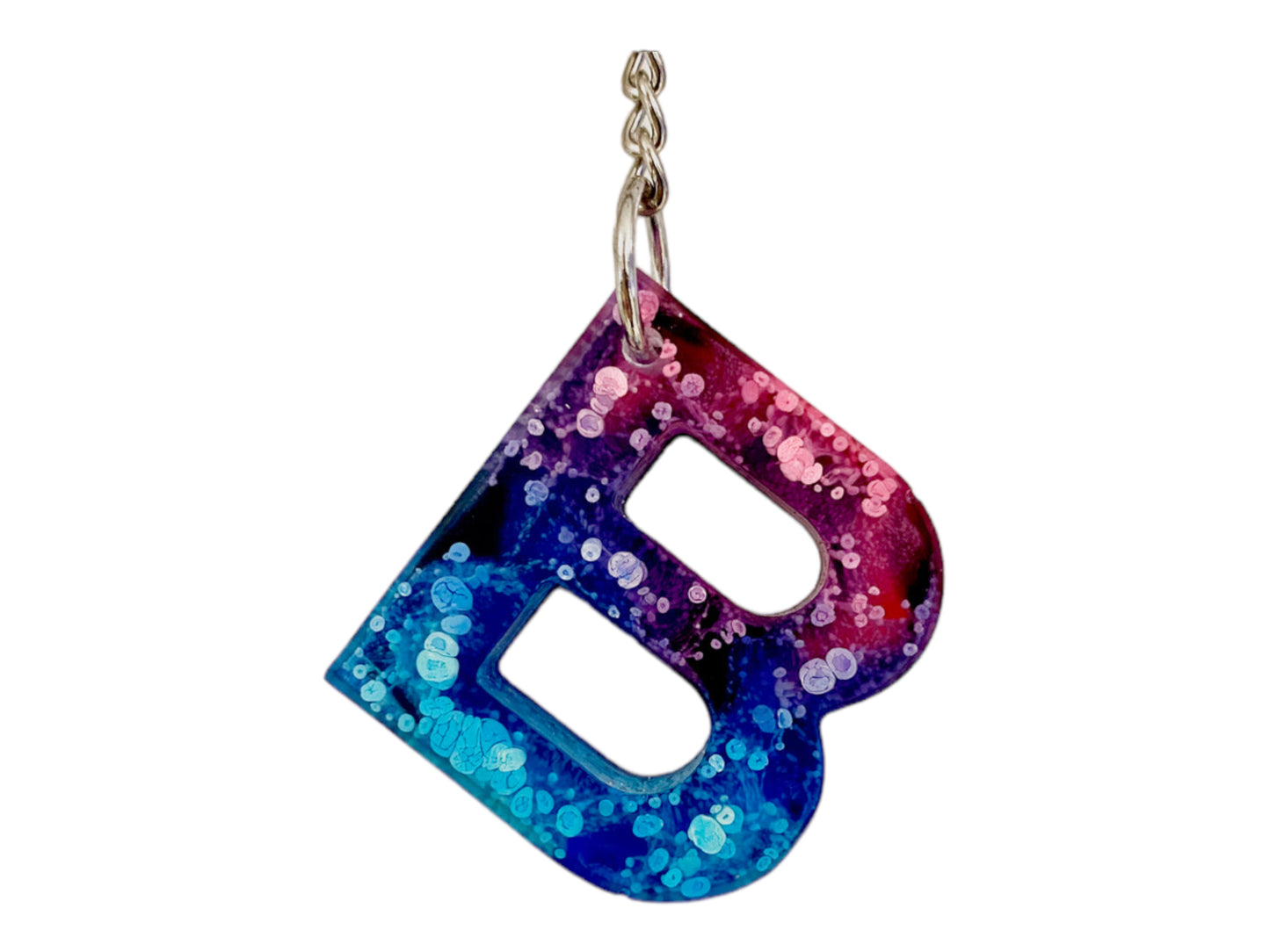 Resin Letter Keychain