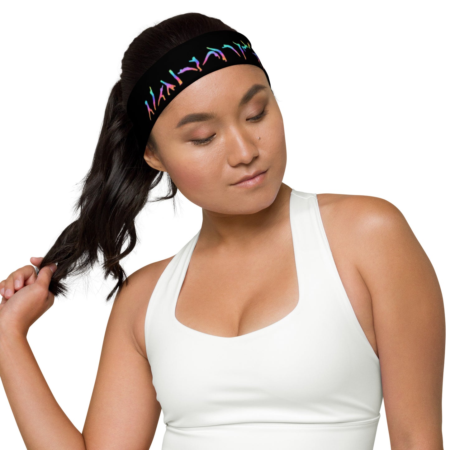 Gymnastics Roundoff BHS Back Tuck Rainbow Headband