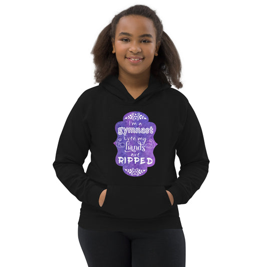 I'm A Gymnast, Even my Hands are Ripped Kid's Sweatshirt