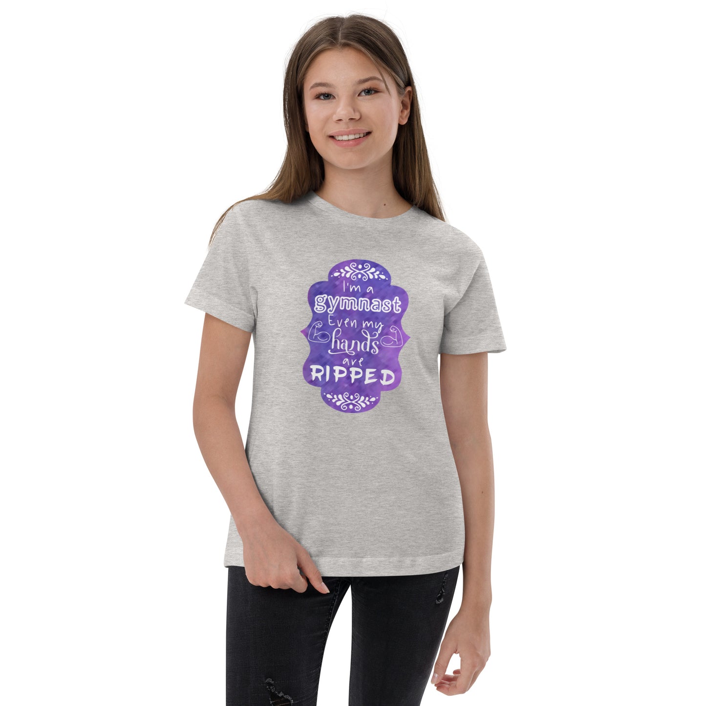 I'm A Gymnast, Even my Hands are Ripped Youth T shirt
