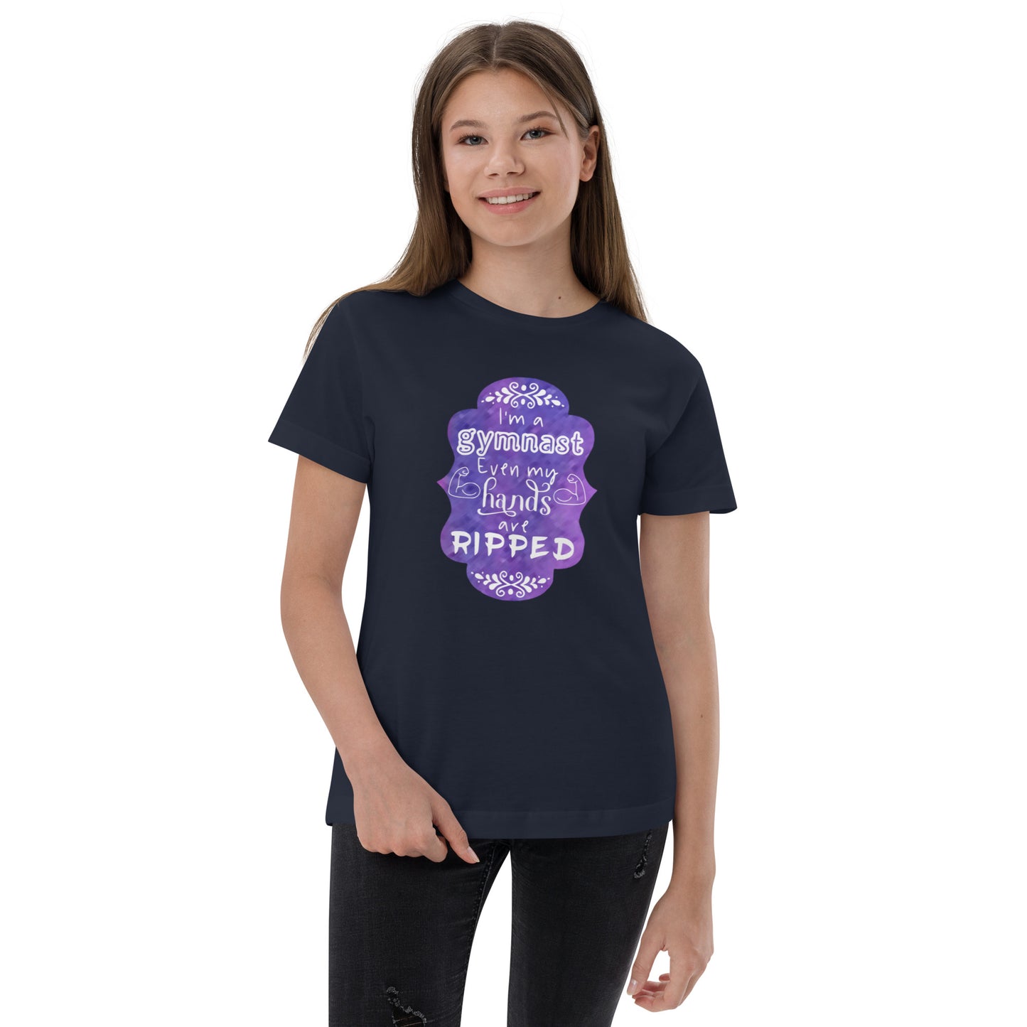 I'm A Gymnast, Even my Hands are Ripped Youth T shirt