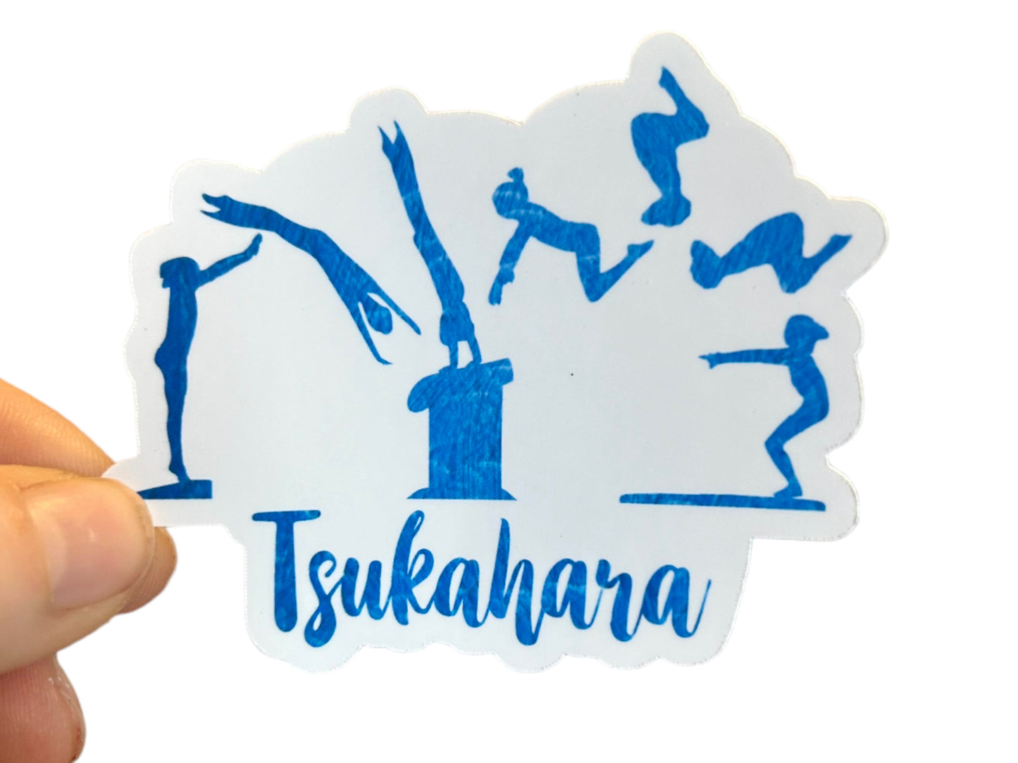 Tsukahara Gymnastics Skill Waterproof Sticker