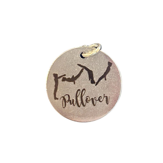 Pullover (Bars) Skill Charm for Gymnastics Keychain