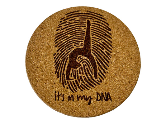 It’s In My DNA Gymnastics Quote Cork Coaster