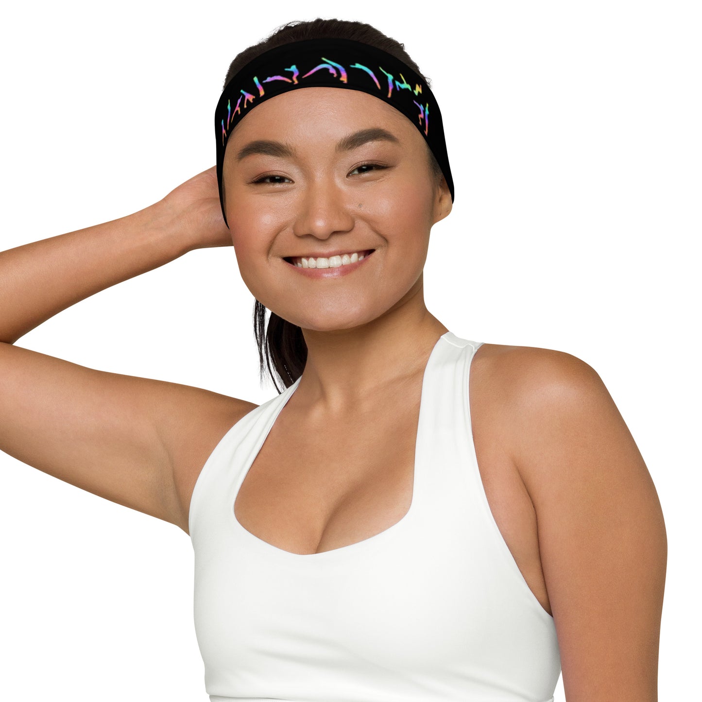 Gymnastics Roundoff BHS Back Tuck Rainbow Headband