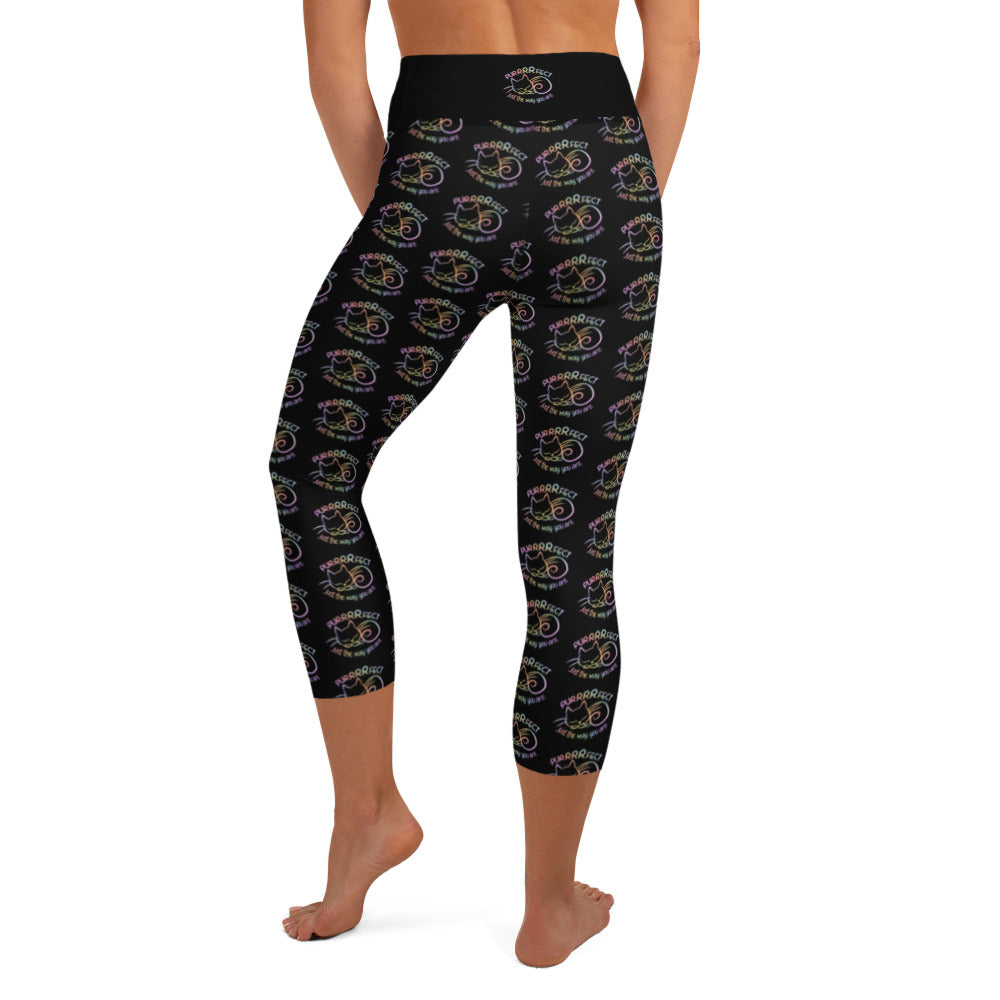 Purrrrrfect Just the Way You Are Cat Capri Leggings