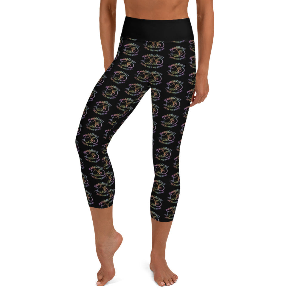 Purrrrrfect Just the Way You Are Cat Capri Leggings