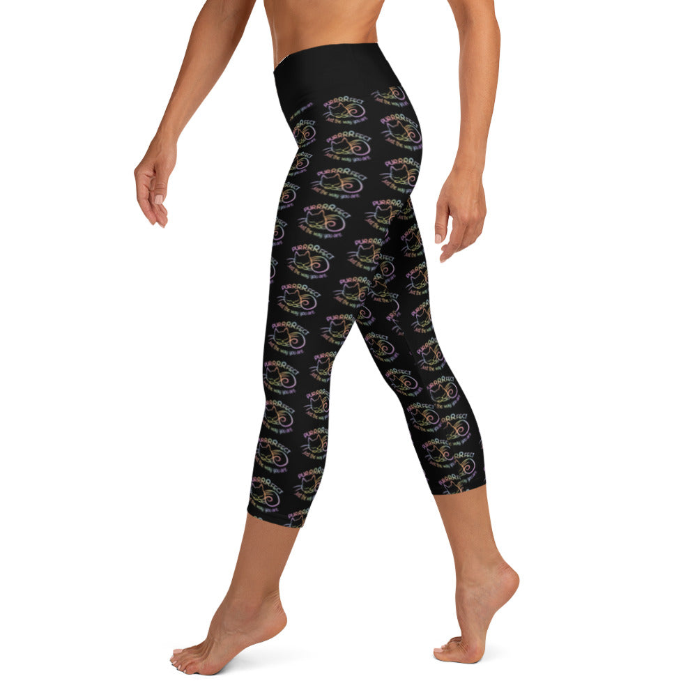 Purrrrrfect Just the Way You Are Cat Capri Leggings