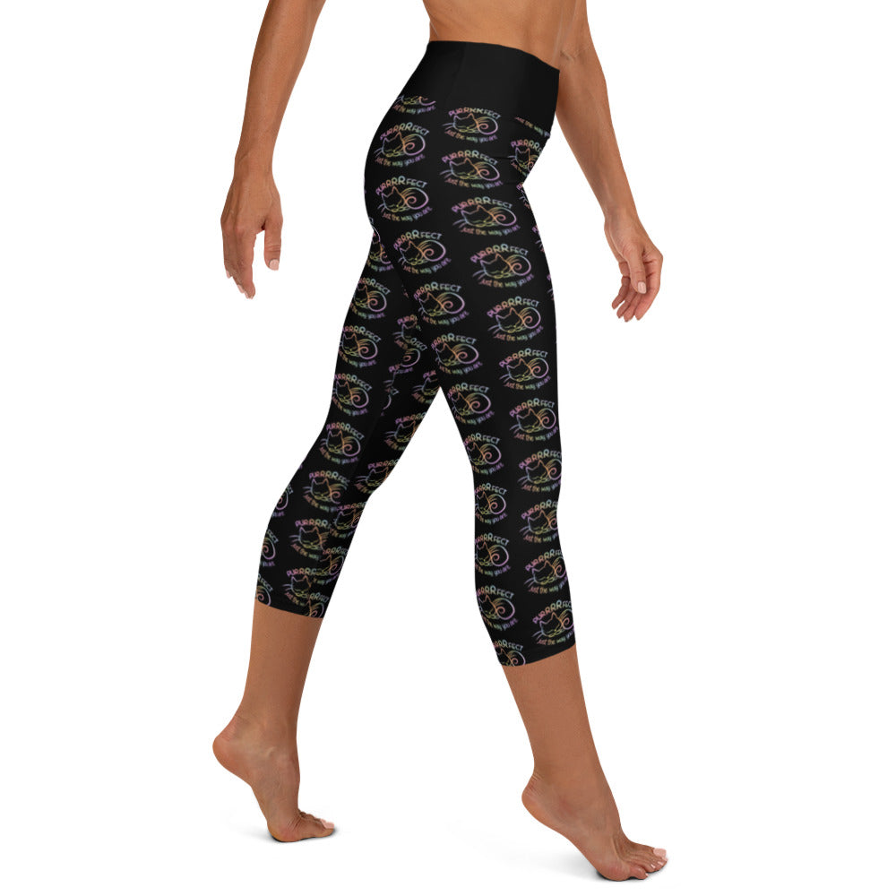 Purrrrrfect Just the Way You Are Cat Capri Leggings