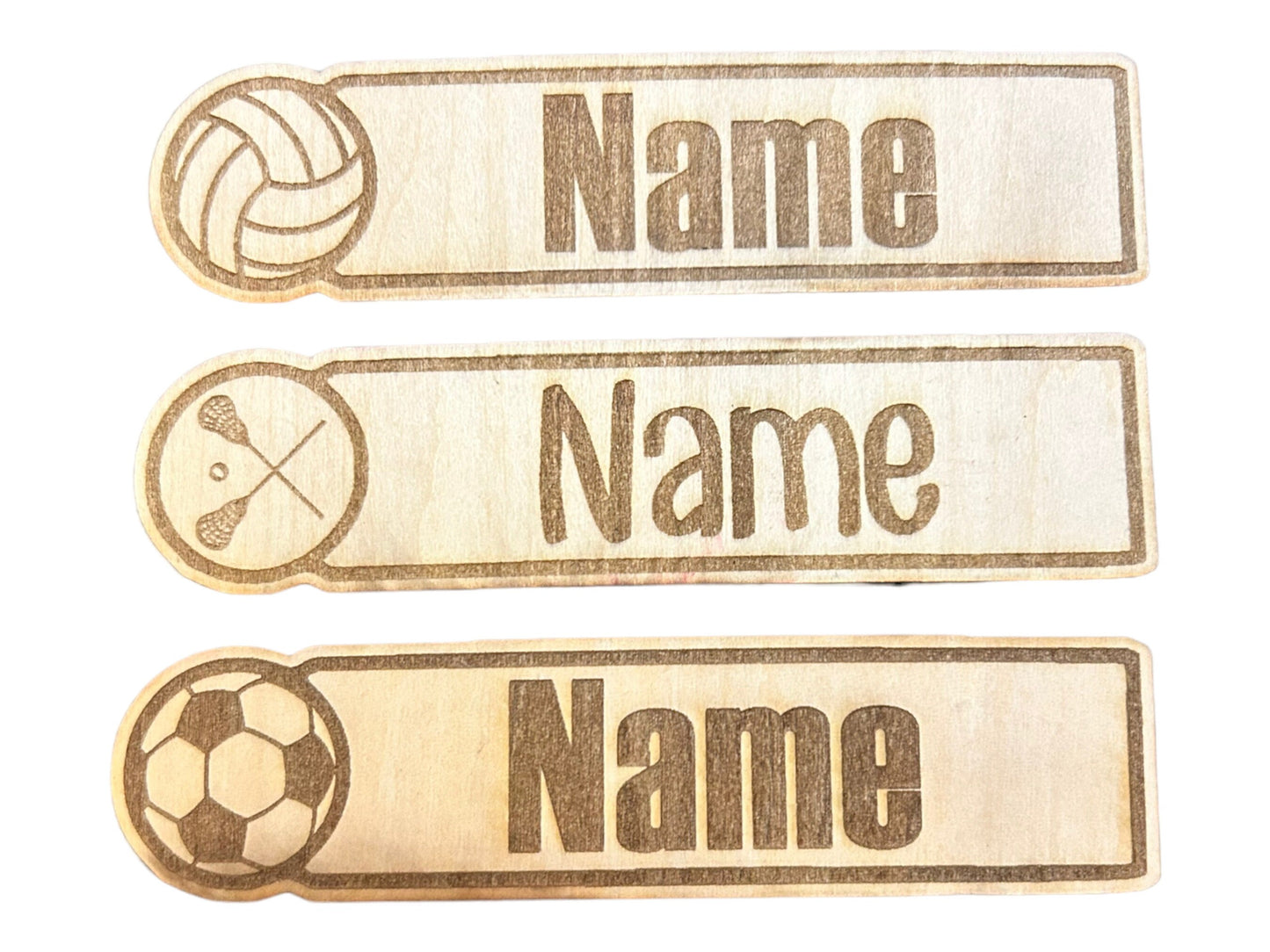 Customized Sports Bookmark - With Your Name!