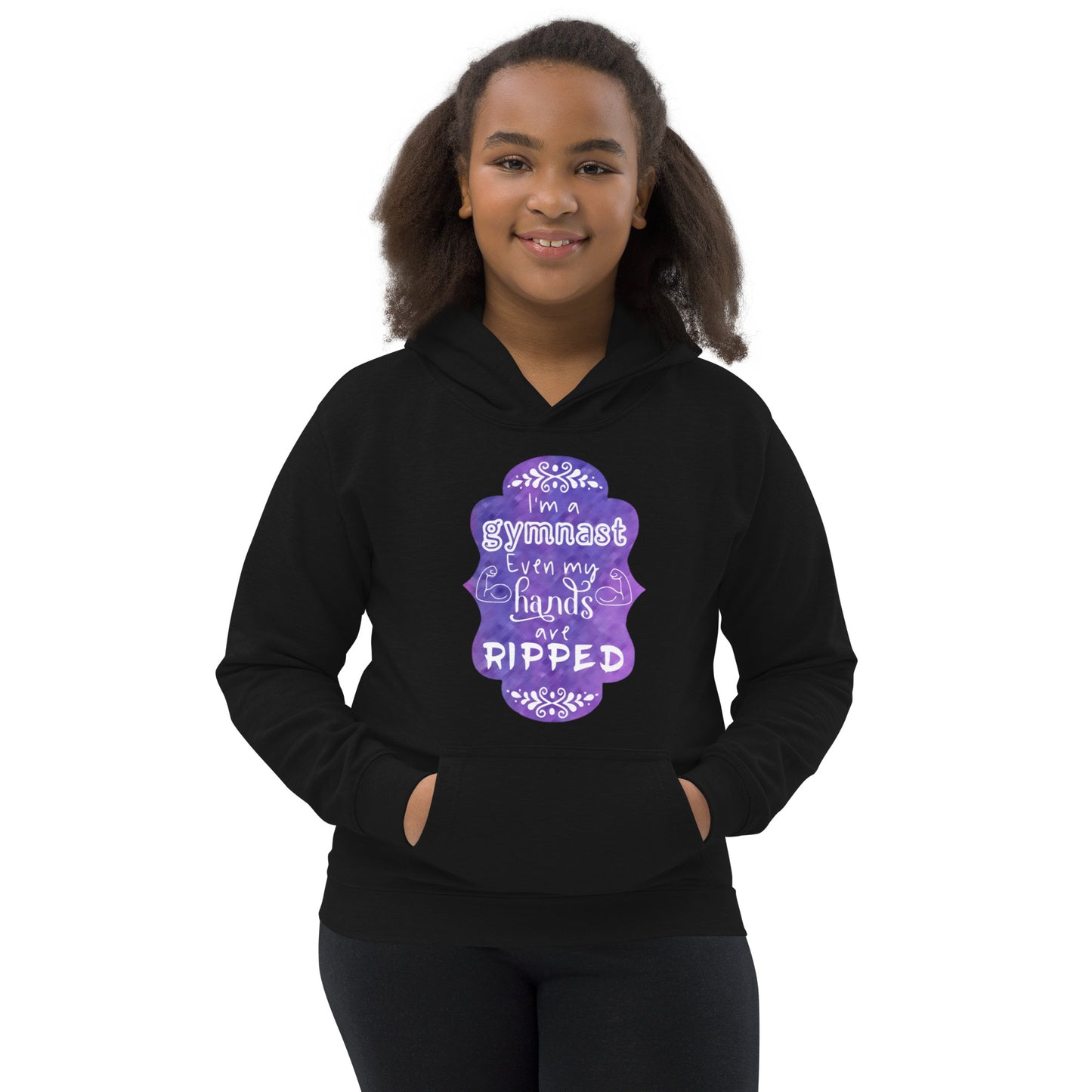 I'm A Gymnast, Even my Hands are Ripped Kid's Sweatshirt
